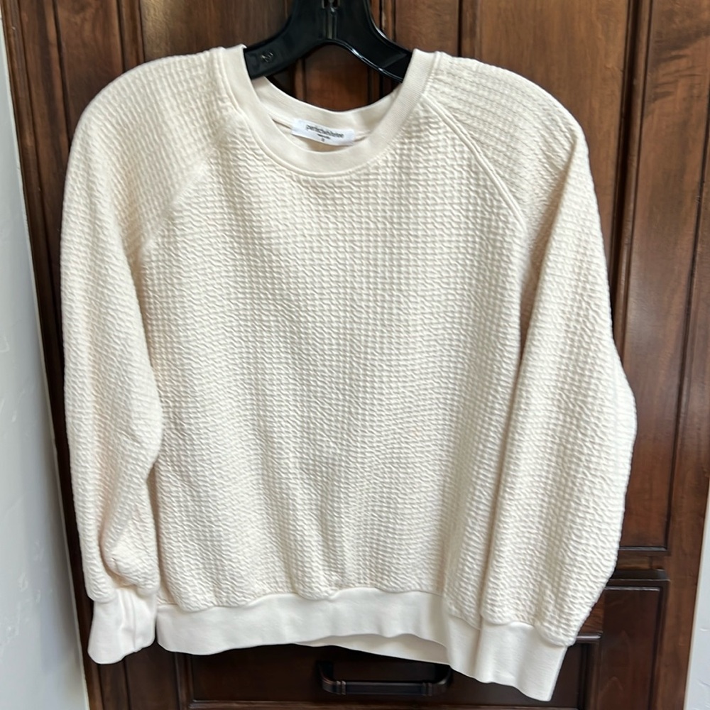 New without Tags: Perfectwhitetee Tom Waffle Weave Aheunken Sweatshirt size S